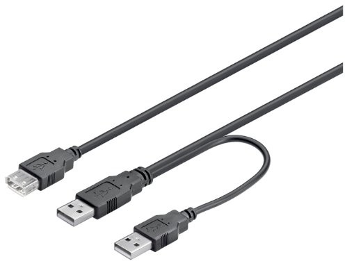 Wentronic USB Cable (2 X wtyk A na tulei A) 0,3 m