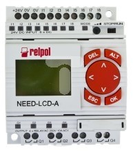 Relpol Przekaźnik programowalny 24V DC 8we 4wy z wyświetlaczem i klawiaturą NEED-24DC-22-08-4R-D 859359 0001-00001-20682