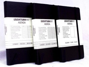 Leuchtturm1917 Notatnik Agenda Pocket A6 czarny kratka 318898