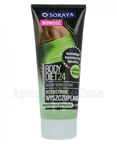 Soraya BODY DIET 24 Nocny koncencentrat intensywnie wyszczuplający 200 ml