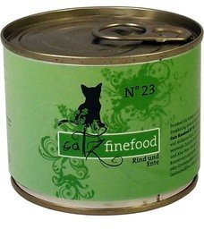 Catz Finefood N.23 Wołowina i Kaczka puszka 200g / 4260101762344