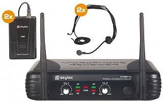 Skytec STWM712H Dwukanałowy zestaw mikrofonowy