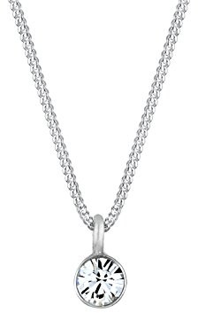 Elli , naszyjnik krótki, srebro 925, z kryształem Swarovski, długość 45 cm, 0107562511_45 0107562511_45