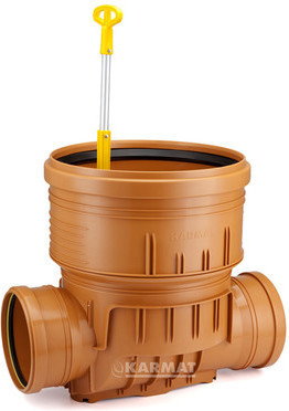 Karmat Kineta z zasuwą burzową dla rury wznoszącej litej O 400 (DN 160) K40P16ZB