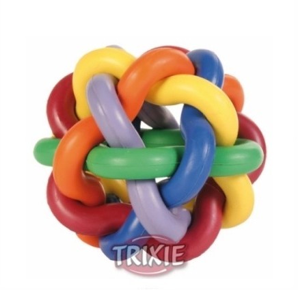 Trixie Piłka pleciona Gumowa zabawka 7 cm [TX-32621] 3364