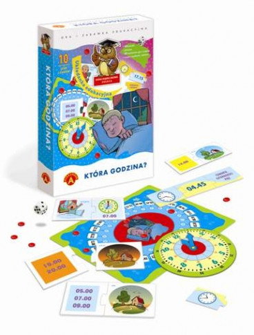 Alexander KTÓRA GODZINA$256 - Układanka EDUKACYJNA 1321