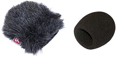 Rycote 055410 pianka do ochrony przed wiatrem z materiału i Mini-Wind gmina Zoom H1 Digital Recorder 055410