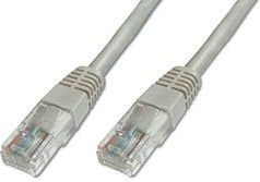 Digitus Patch cord kat.5e UTP CU AWG 26/7, szary 0,25m [DK-1511-0025