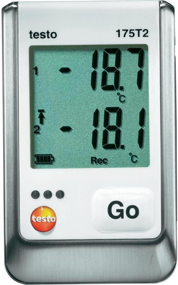 TESTO Rejestrator danych pomiarowychtemperatury 175 T2 (0572 1752)