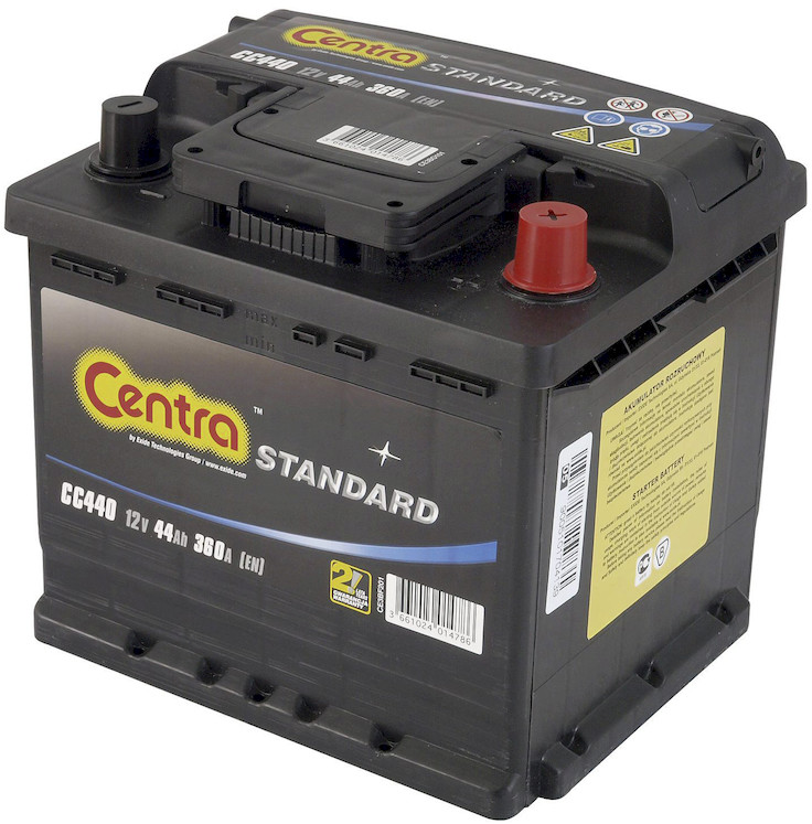 Centra Standard 12 V 44Ah 360A P+ CC440