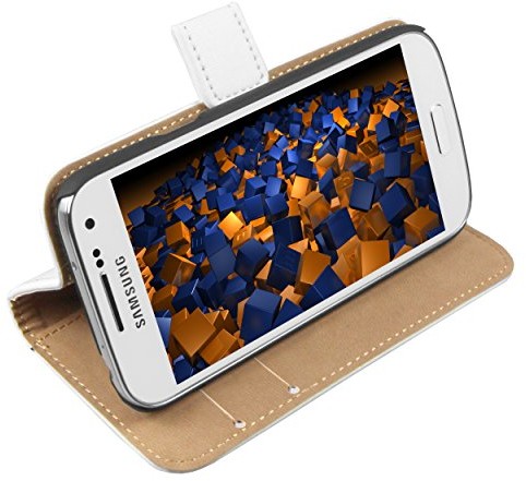 Mumbi torba w stylu książki na Samsung, Galaxy S4 Mini, biały