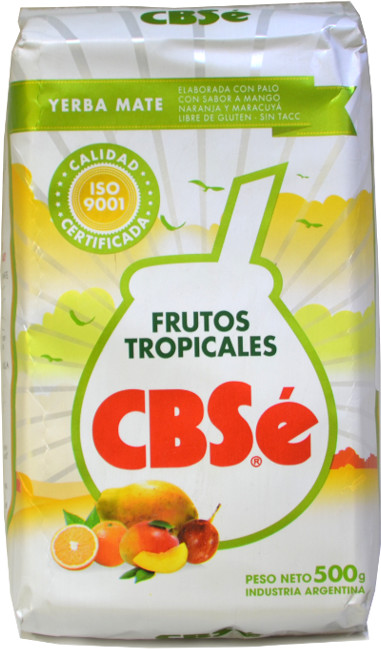 CBS Yerba mate e Frutos Tropicales 500g 7790710000249