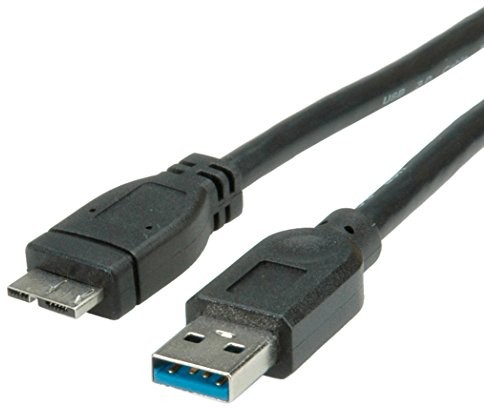 Rotronic ROLINE USB 3.0 Cable, czarny 2 m