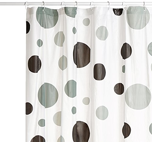 MSV 140846 do zasłony prysznicowej, PVA + polipropylenu/tworzywo sztuczne, 180 x 200 x 0,1 cm, biały (1417/140846)