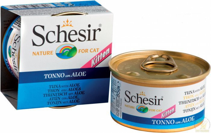 Schesir Tuńczyk z aloesem Kocięta 85g 01064100