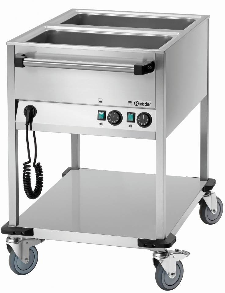 Bartscher Wózek do wydawania potraw WB2110 | 600 x 730 x(H) 370 mm 200261
