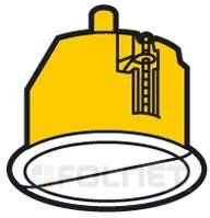 Legrand Puszka sufitowa centralna - Batibox 089336