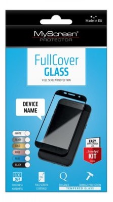MYSCREEN Protector FullCover Szkło do Apple iPhone 7 Biały PROGLAFULCAPIP7B