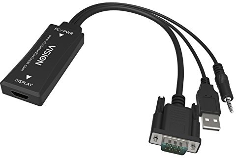 Vision została techcon VGA audio to HDMI konwerter plików video TC2-VGAHDMI2