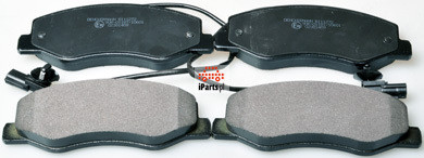 DENCKERMANN Klocki hamulcowe - komplet B111272