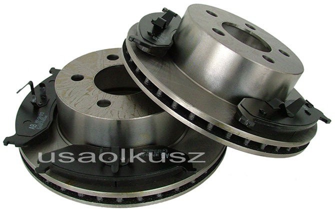 ALPHA Przednie klocki oraz tarcze hamulcowe Jeep Cherokee 1990-1998