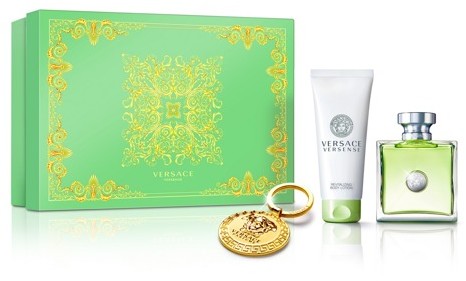 Versace Versense 100ml woda toaletowa + 100ml balsam do ciała + zawieszka do kluczy [W] ZESTAW damskie