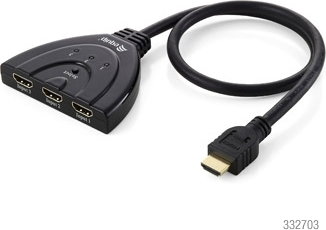 Equip Przełącznik HDMI 3->1 MINI 332703