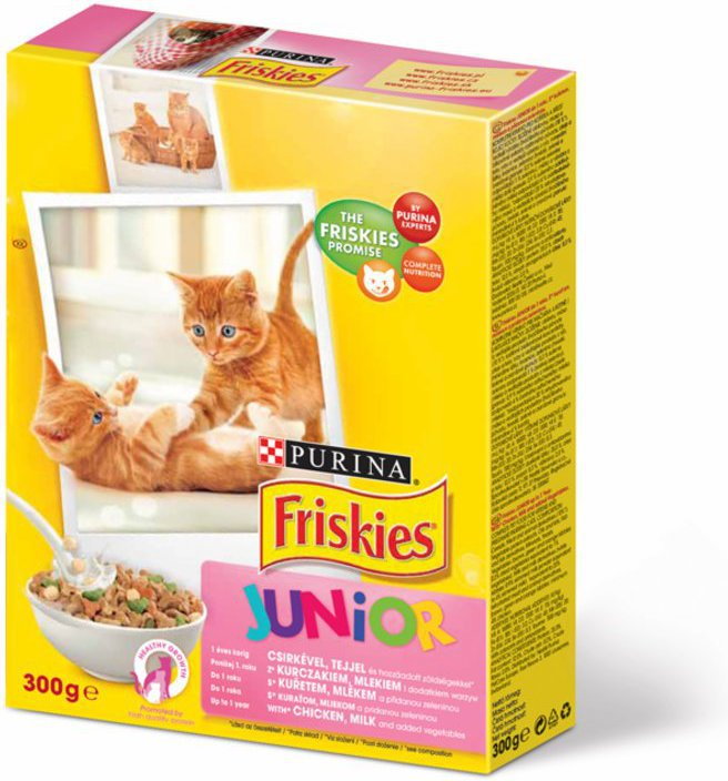 Purina Friskies Junior kurczak, marchewka 0,3 kg