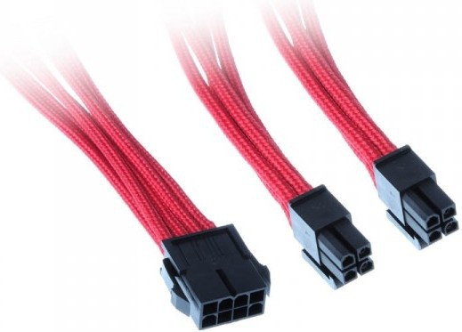 Silverstone 8-Pin-EPS na 4+4-Pin-ATX/EPS - 300mm czerwony SST-PP07-EPS8R