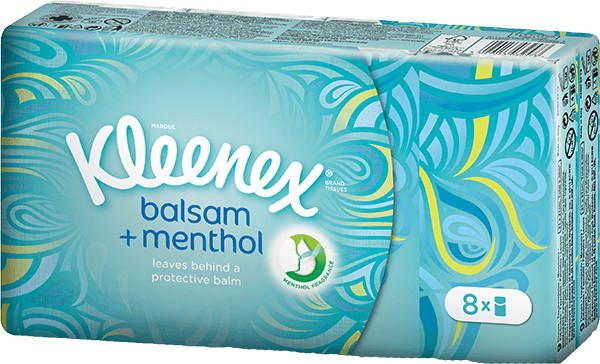 KLEENEX Chusteczki papierowe Balsam Fresh 8 szt.