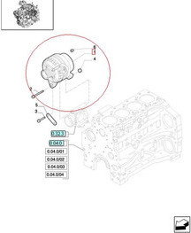 CNH ALTERNATOR NEW HOLLAND 120A 84141452