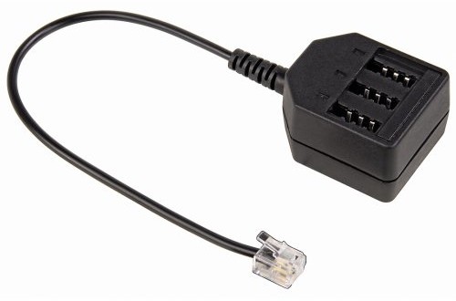 Hama TAE-dystrybucji, złącza złączem Modular 6p4 °C  3 TAE-NFF 00044516