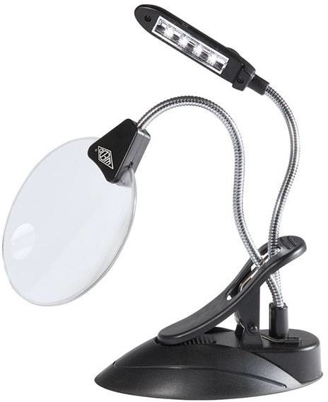 LENIAR Lupa z lampką LED i klipsem - LENI030 NB-6809