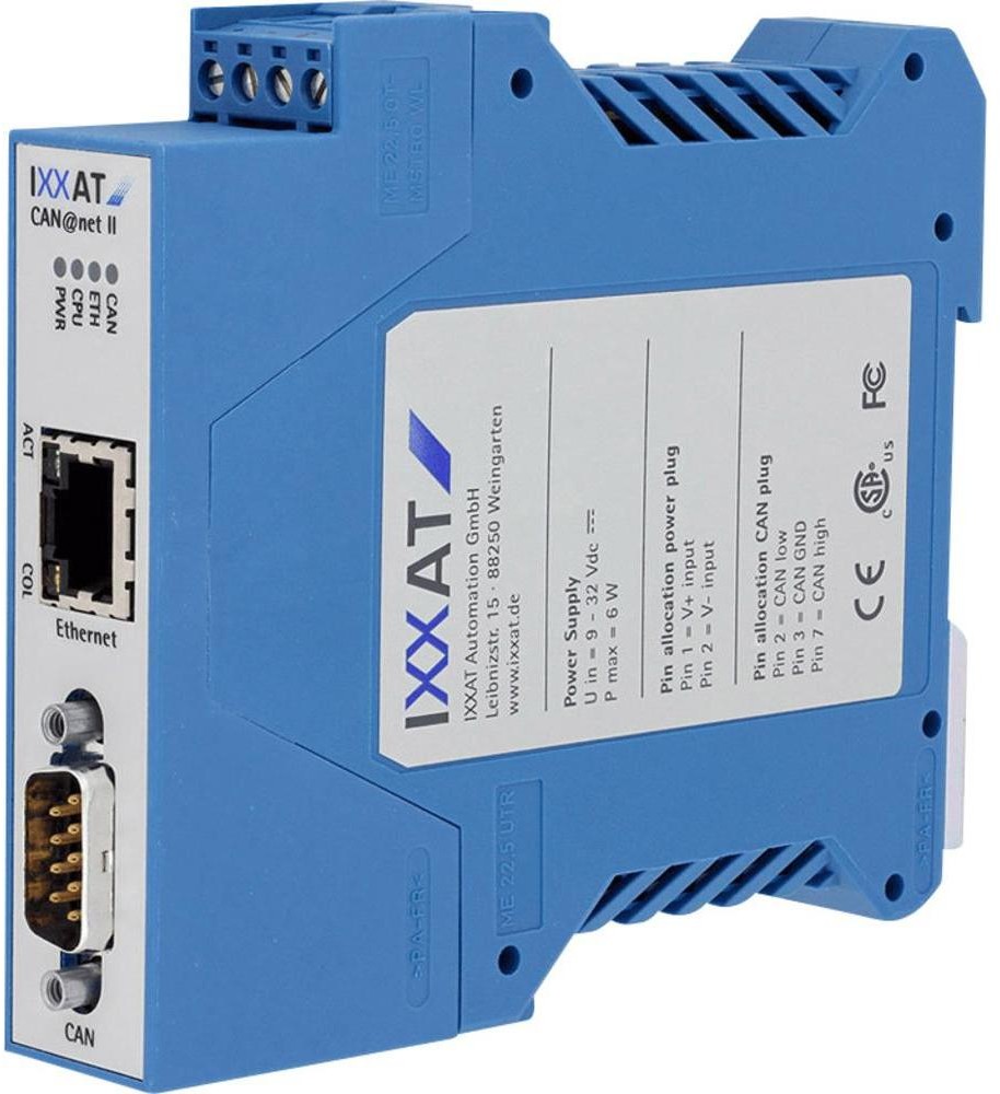 Ixxat Konwetrer CAN Ixxat 1.01.0086.10201 CAN Bus Ethernet 12 V/DC 24 V/DC
