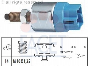 Zdjęcia - Pozostała elektryka samochodowa Facet Włącznik świateł Stop  7.1090 
