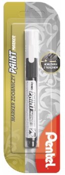 Pentel Poland Sp z o.o MARKER ZBODNICZY OLEJOWY MMP20 BIAŁY MMP20W-1B