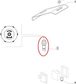 CNH PRZEŁĄCZNIK ZEWNĘTRZNY WAŁKA WOM 82016444