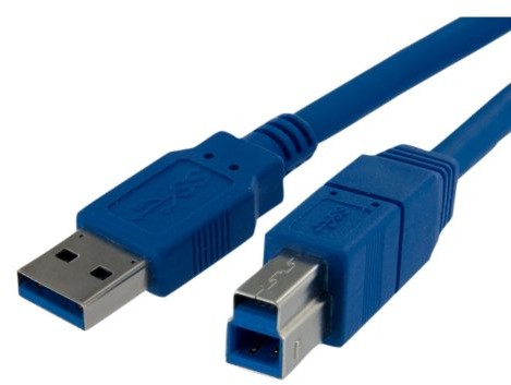 Alida Systems USB 3.0 * Aktuelle Version * - Super Speed   - A Stecker auf B Stecker - 3 Meter. Kaufen Sie keine veraltete USB 2.0-Kabel - USB 3.0 unterstützt Datenübertragungsraten von bis zu 5 Gbps (Hardware ab (3MUSB3A-B)