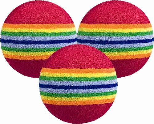 Longridge Uebungsgolfbaelle Z Tworzywa Piankowego 6Er Pack, Wielokolorowa (PAFBM6)