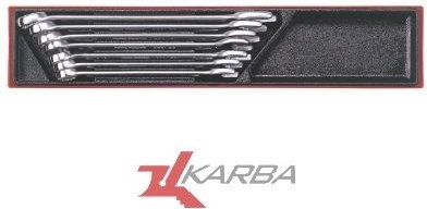 TENGTOOLS Zestaw kluczy płasko - oczkowy TTX2640 7 sztuk (6891-0207)