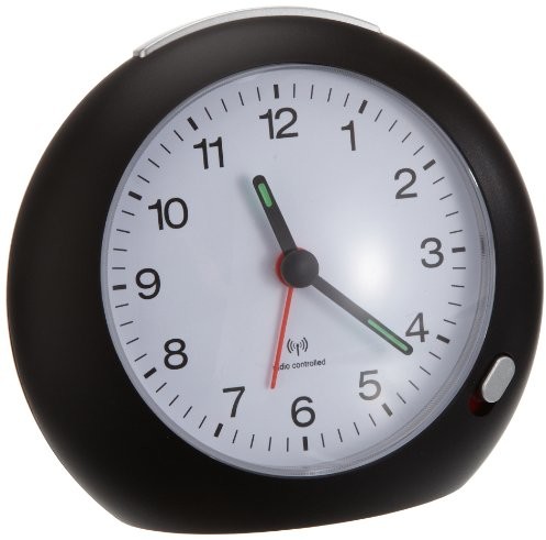 TFA Dostmann TFA 98.1037 zegar na fale radiowe, z budzikiem 98.1037