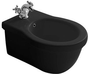 Galassia Ethos Bidet wiszący 55x38cm, z jednym otworem, czarny 8440MNE