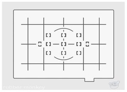 Nikon E wizjer szyby F6 Focusing Screen E