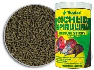 Tropical Cichlid Spirulina Medium Sticks 250Ml/90G 63624
