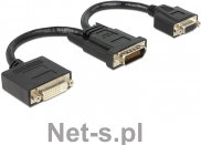 Delock Adapter DMS-59 M > DVI 24+5 F + VGA F 20 cm (65555)