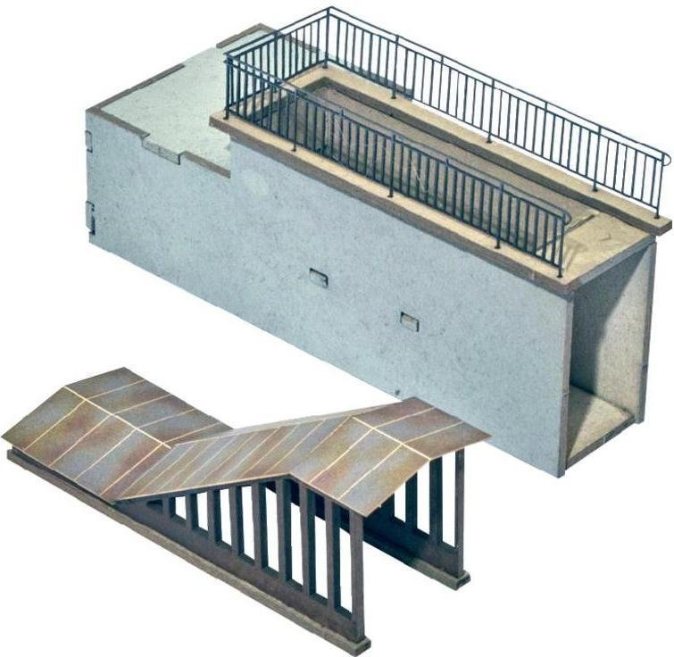 MBZ Wyjście z przejścia podziemnego skala H0