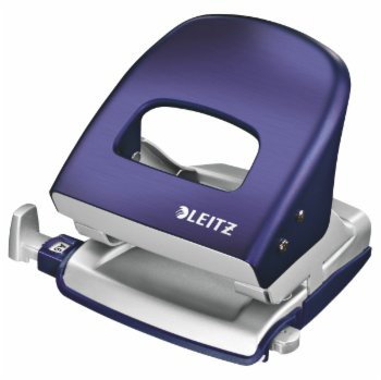 Leitz DZIURKACZ DUŻY METALOWY STYLE, 10 LAT GWARANCJI, 30 KARTEK, NIEBIESKI