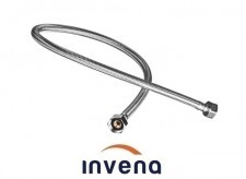 Invena Wężyk w oplocie ze stali nierdzewnej z gwintem wewnętrzno-wewnętrznym WS-03-080 produkcji Invena WS-03-080