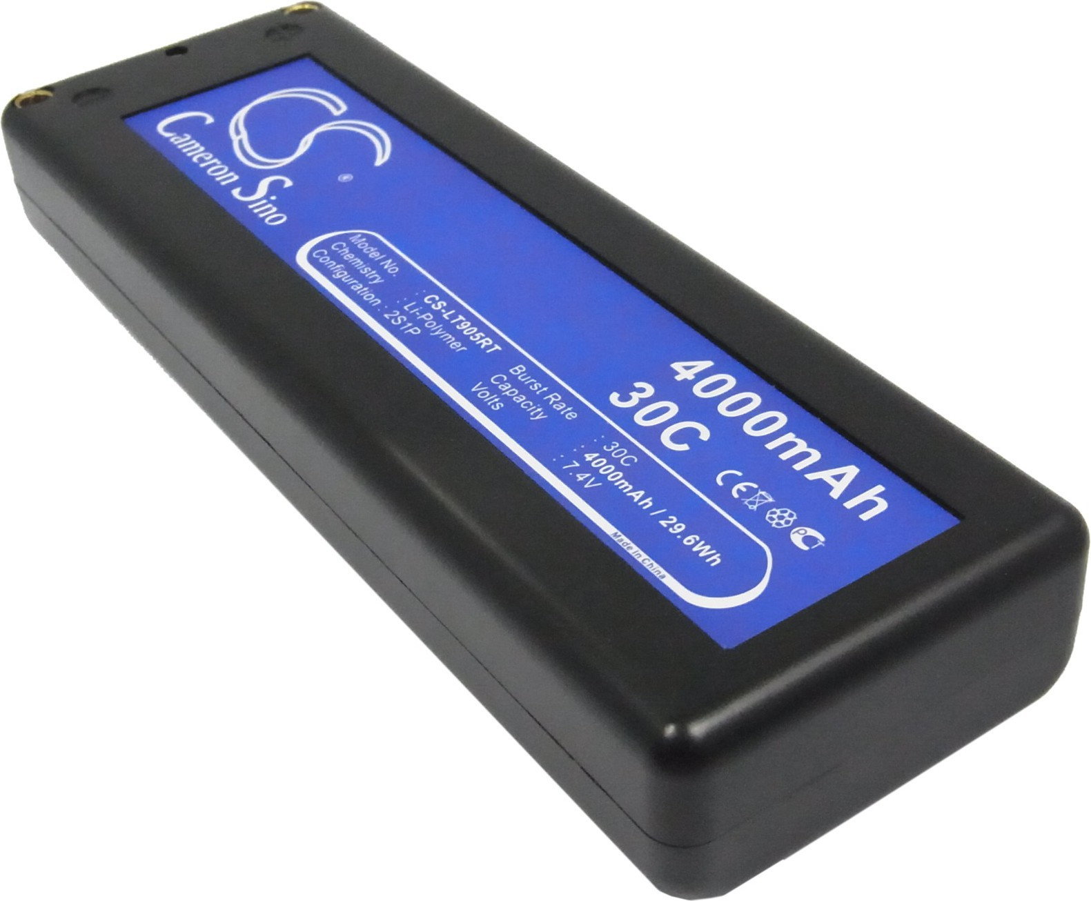 Cameron Sino 4000mAh 29.60Wh Li-Polymer 7.4V 2S 30C () CS-LT905RT