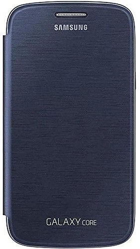 Samsung EF-FI826BL Flip Cover na telefon Galaxy Core Pebble Niebieski